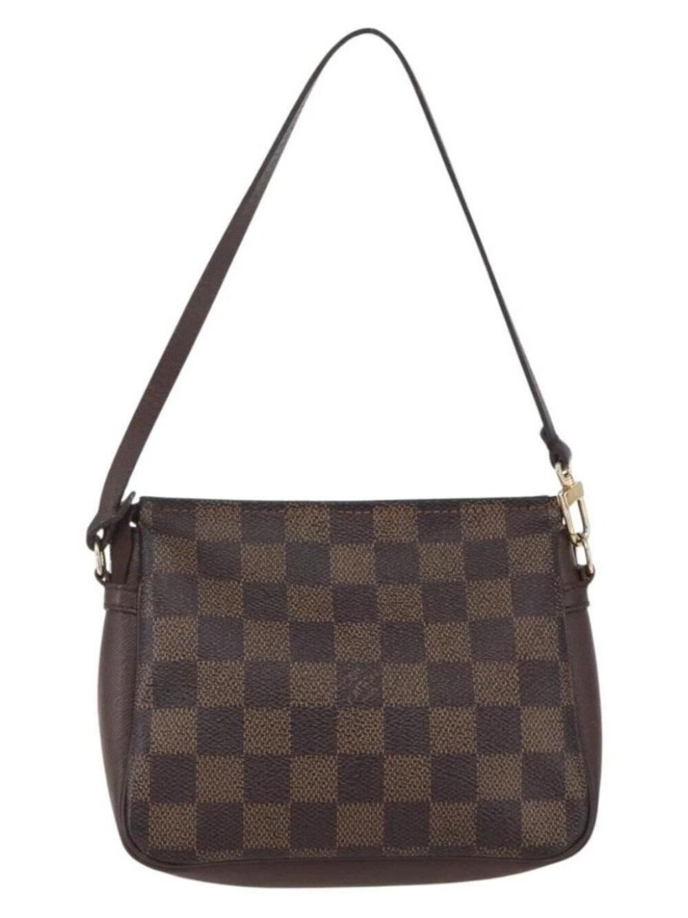 LOUIS VUITTON Damier Ebene Trousse Makeup Pouch N51982 LV Auth 159468 - Picture 3 of 16